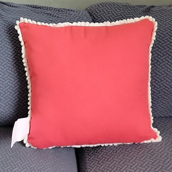 Embroidered Spring Bunny Pillow - Picture 6 of 7